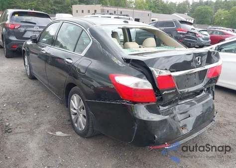 2013 Honda Accord Ex-L V-6 from USA, damaged, VIN 1HGCR3F82DA041023